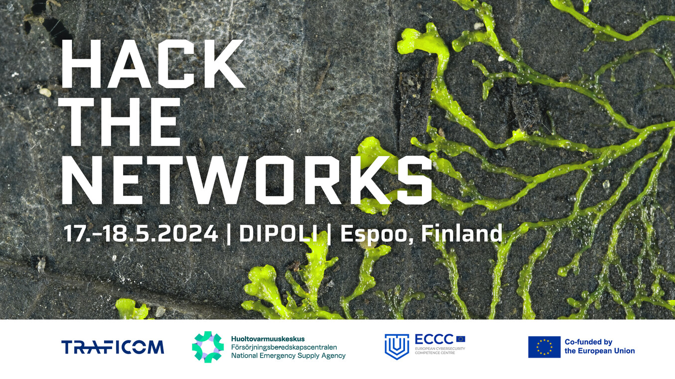 Hack the networks, 17.-18.5.2024, Dipoli, Espoo, Finland